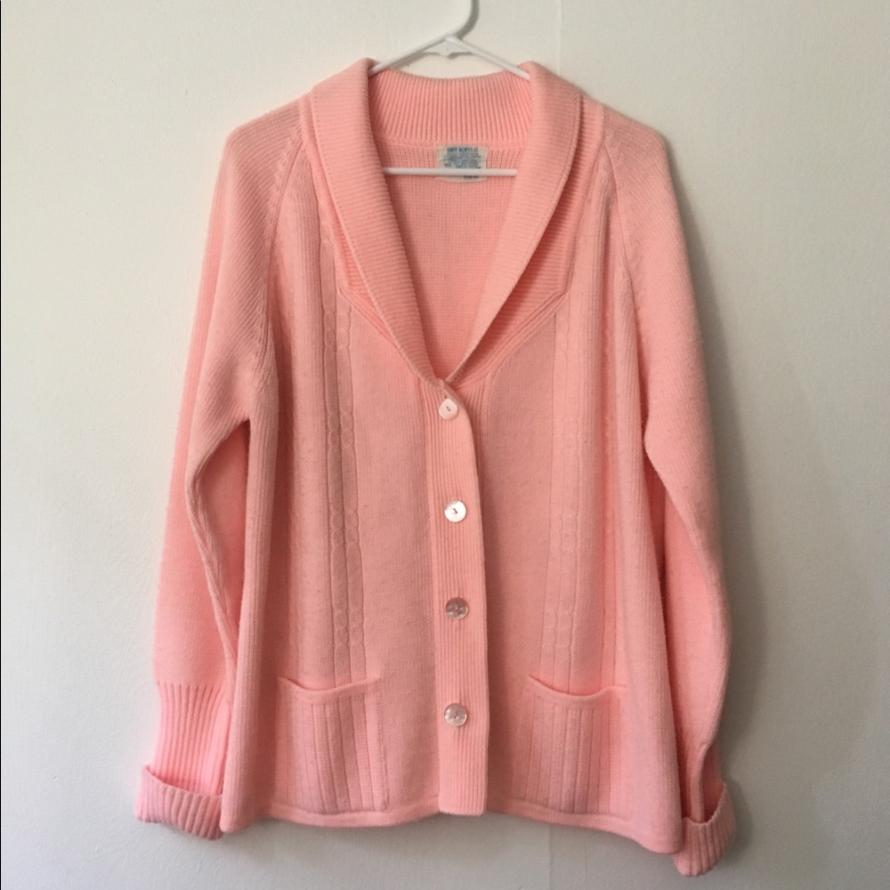 Vintage Pink Cardigan